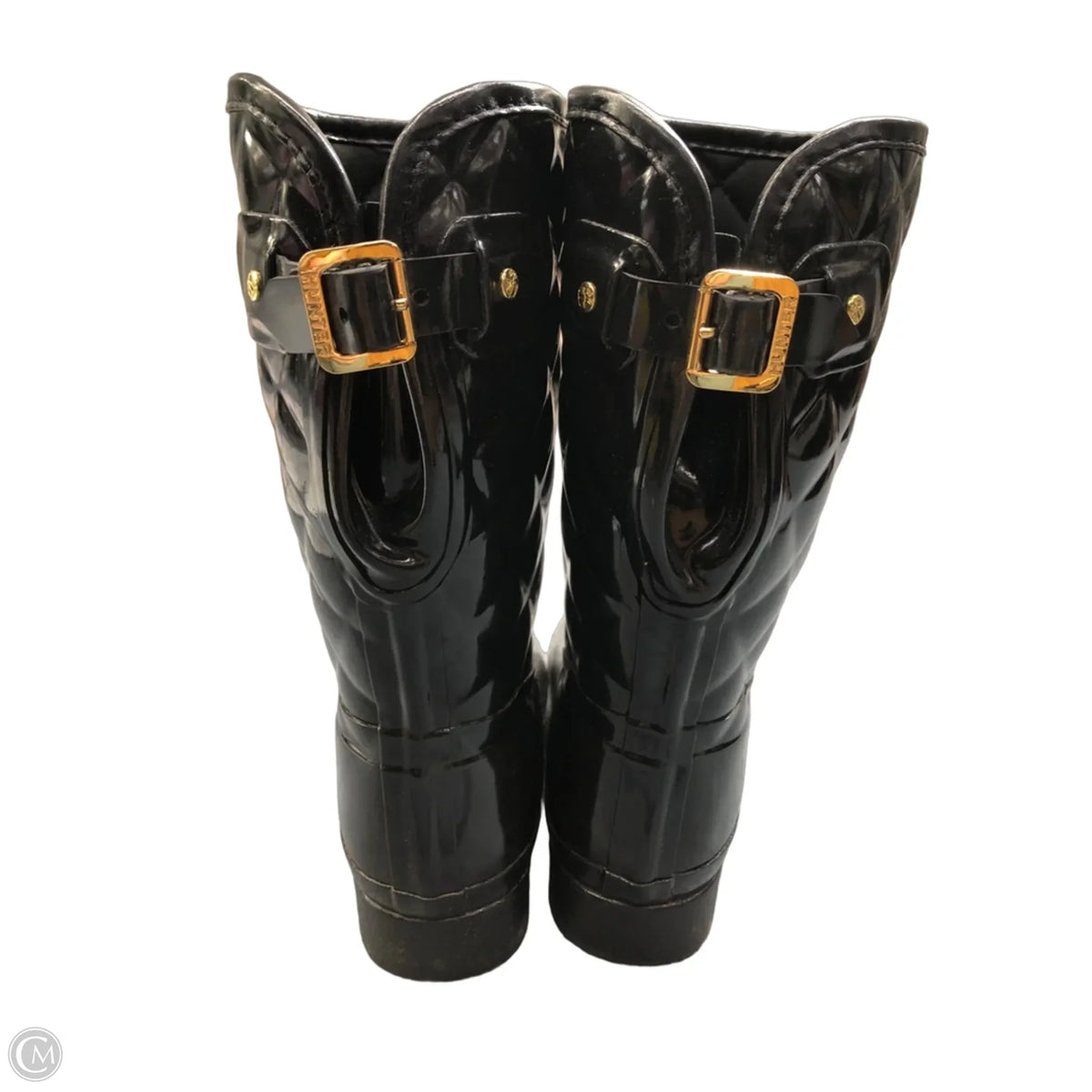 Boots Designer By Hunter In Black, Size: 7