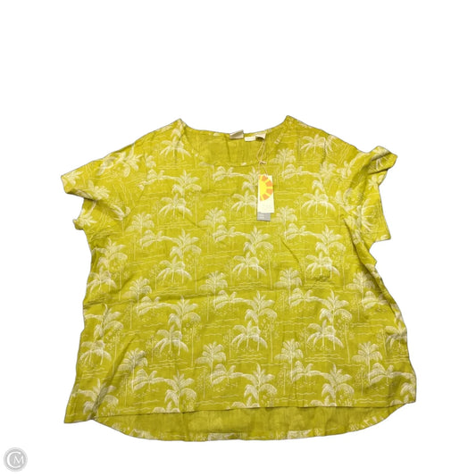 Top Short Sleeve By C And C In Green, Size: 2x