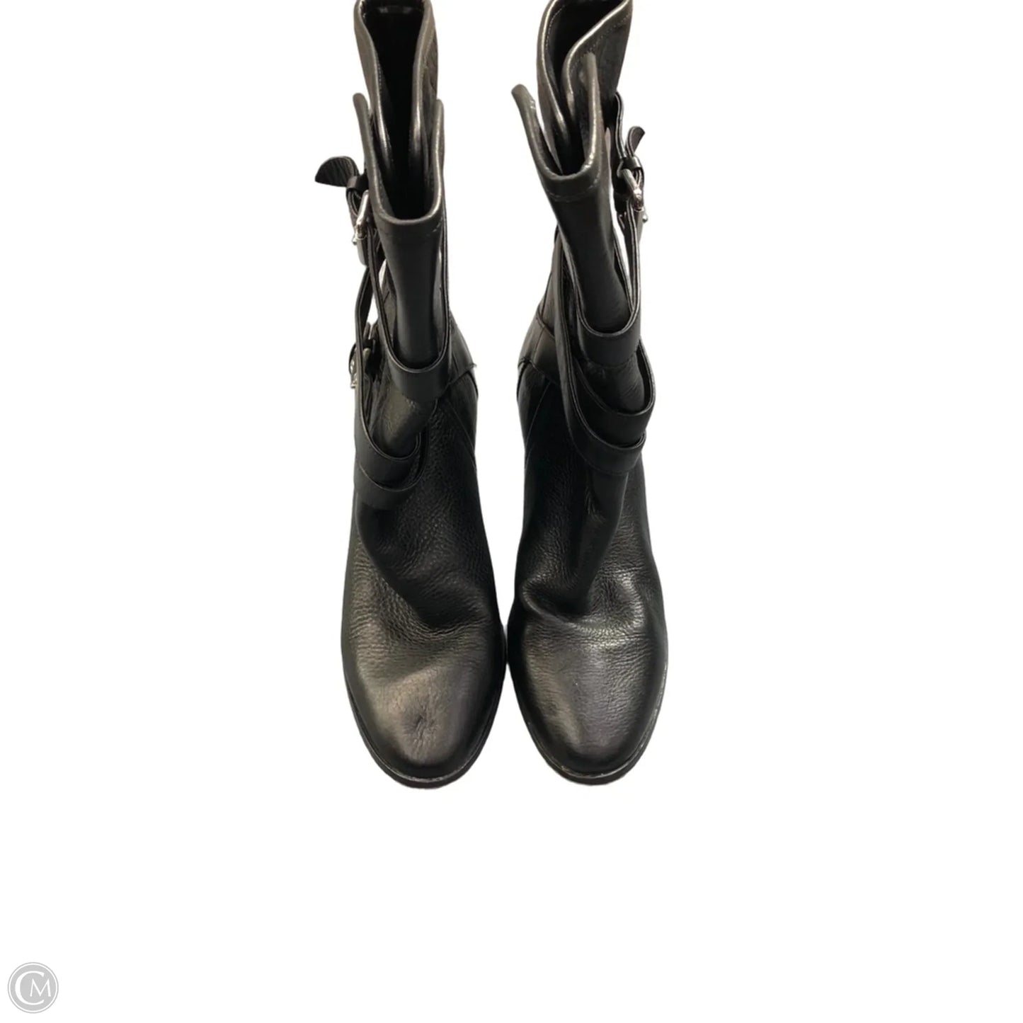 Boots Designer By Coach In Black, Size: 8.5