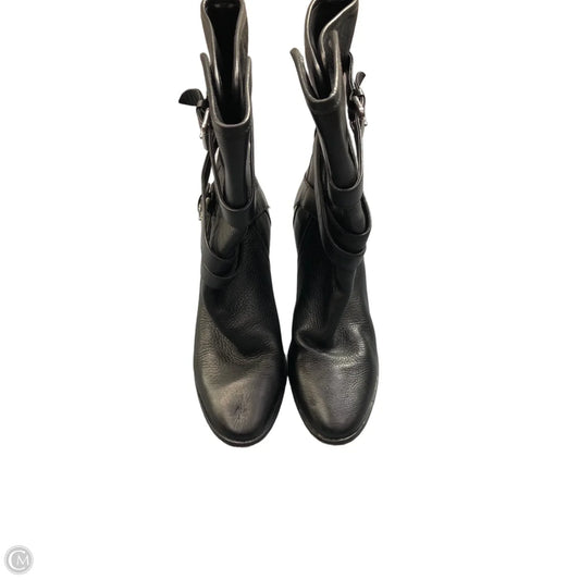 Boots Designer By Coach In Black, Size: 8.5