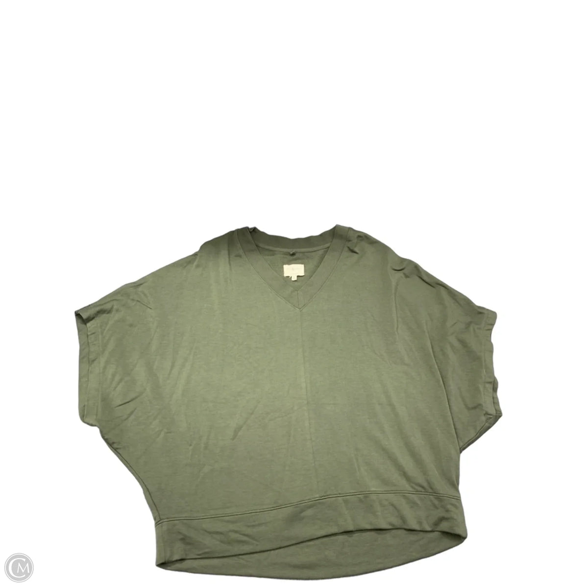 Top Short Sleeve Basic By Lou And Grey In Green, Size: M