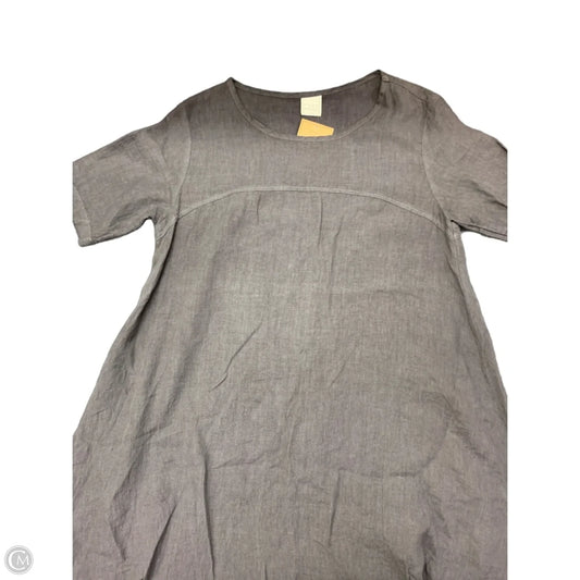 Dress Casual Midi By Clothes Mentor In Grey, Size: L