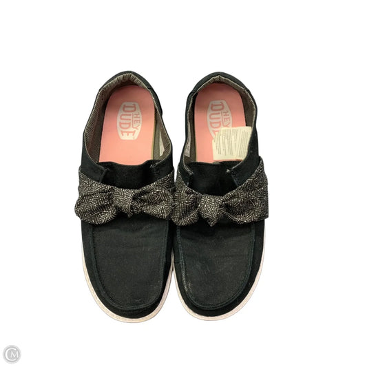 Shoes Flats By Hey Dude In Blue, Size: 9