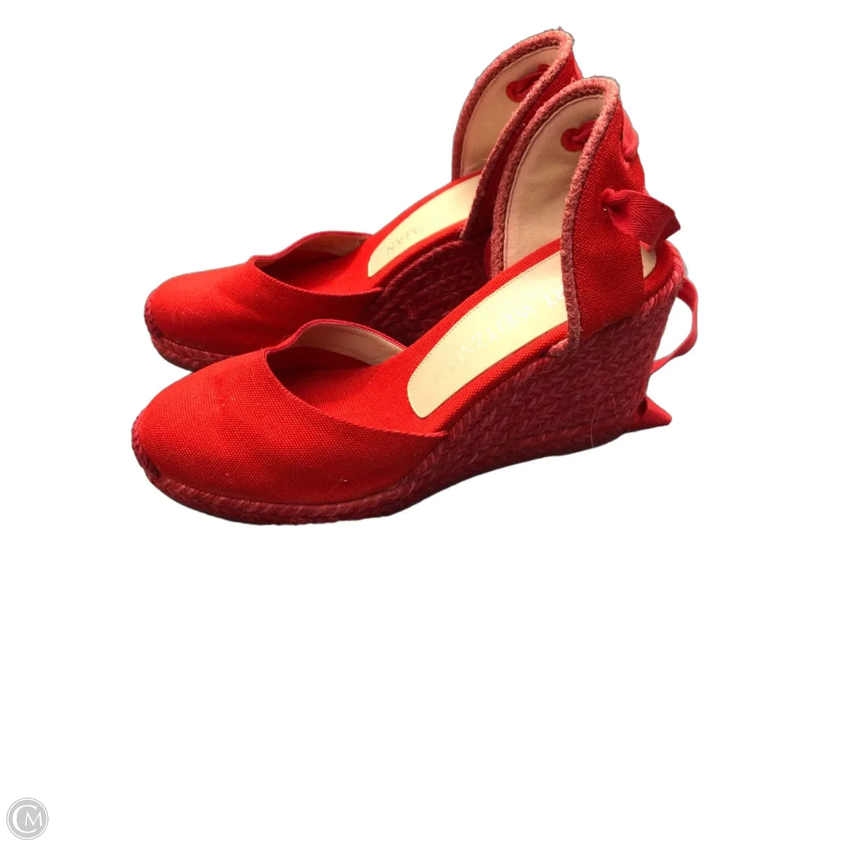 Shoes Designer By Stuart Weitzman In Red, Size: 8.5
