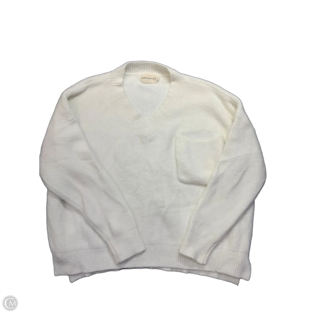 Sweater By Dreamers In White, Size: S