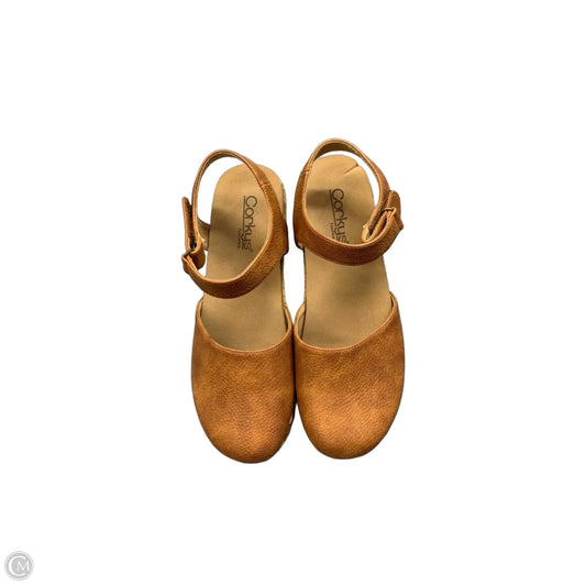 Shoes Heels Block By Corkys In Brown, Size: 8