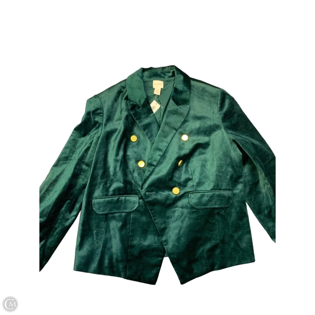 Blazer By Chicos In Green, Size: 12p