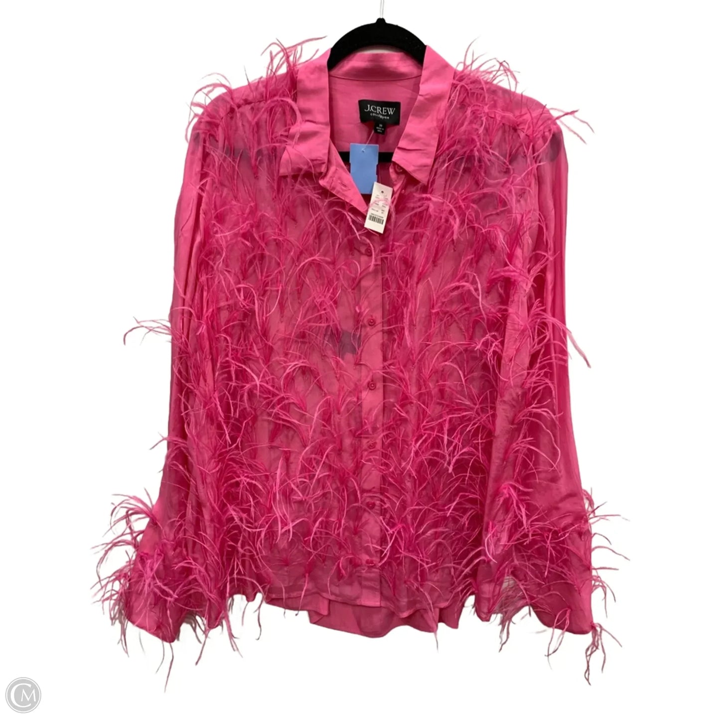 Top Long Sleeve By J. Crew In Pink, Size: 20