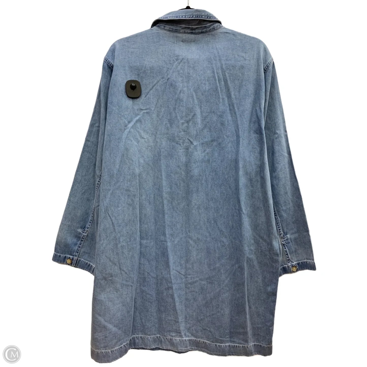 Dress Casual Midi By J. Crew In Blue Denim, Size: 2x