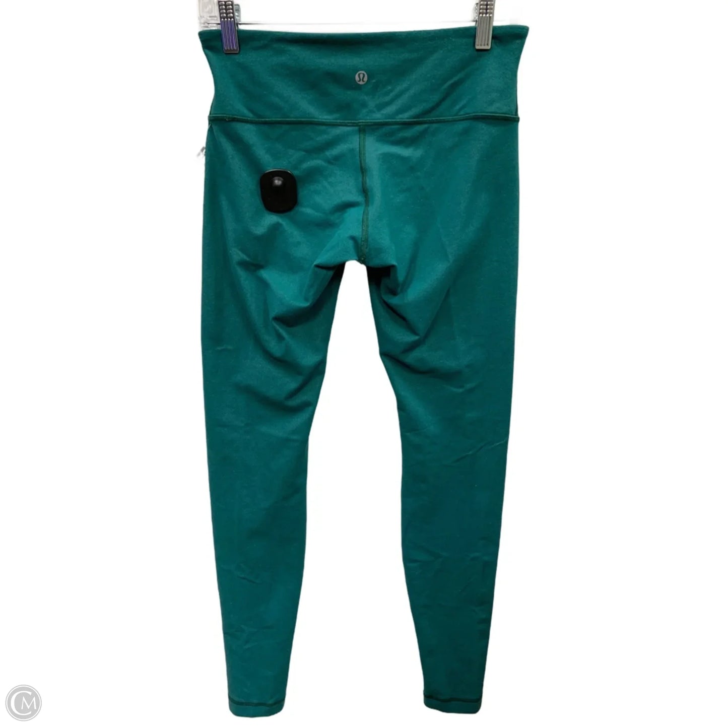 Athletic Leggings By Lululemon In Green, Size: S