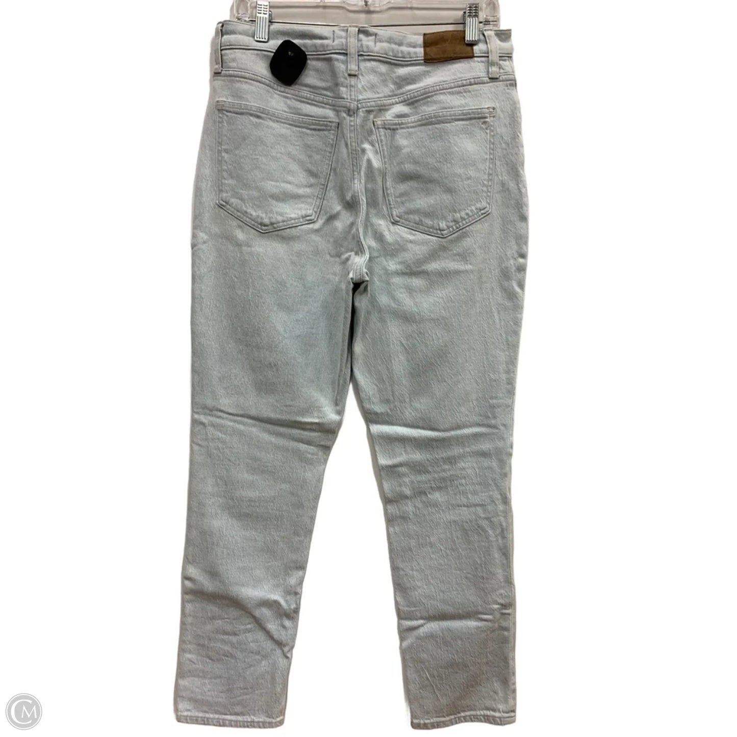 Jeans Straight By Madewell In Blue Denim, Size: 8