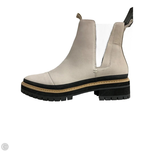 Boots Ankle Heels By Toms In Cream, Size: 10