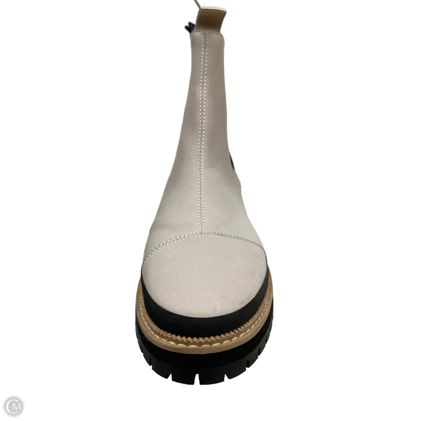 Boots Ankle Heels By Toms In Cream, Size: 10