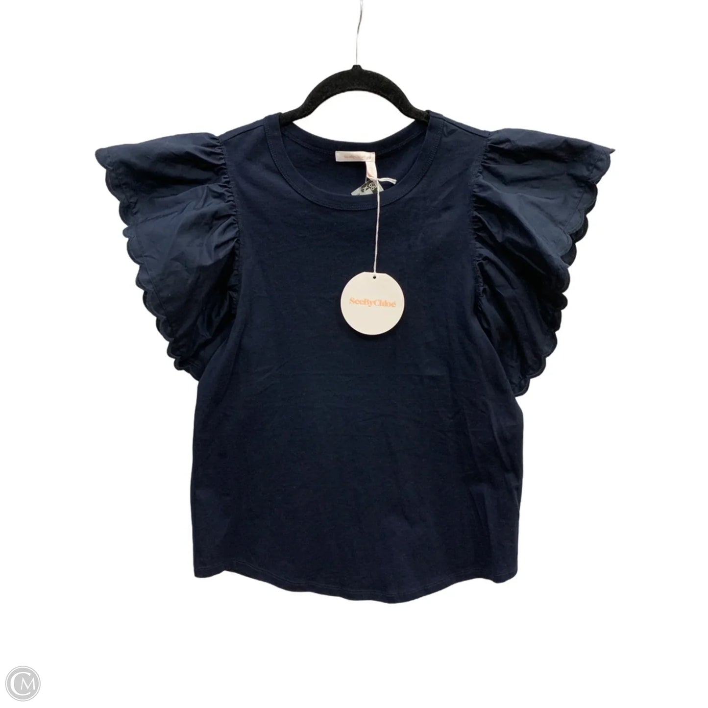 Top Short Sleeve By Clothes Mentor In Blue, Size: S