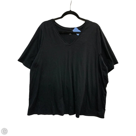 Top Short Sleeve By Lane Bryant In Black, Size: 26