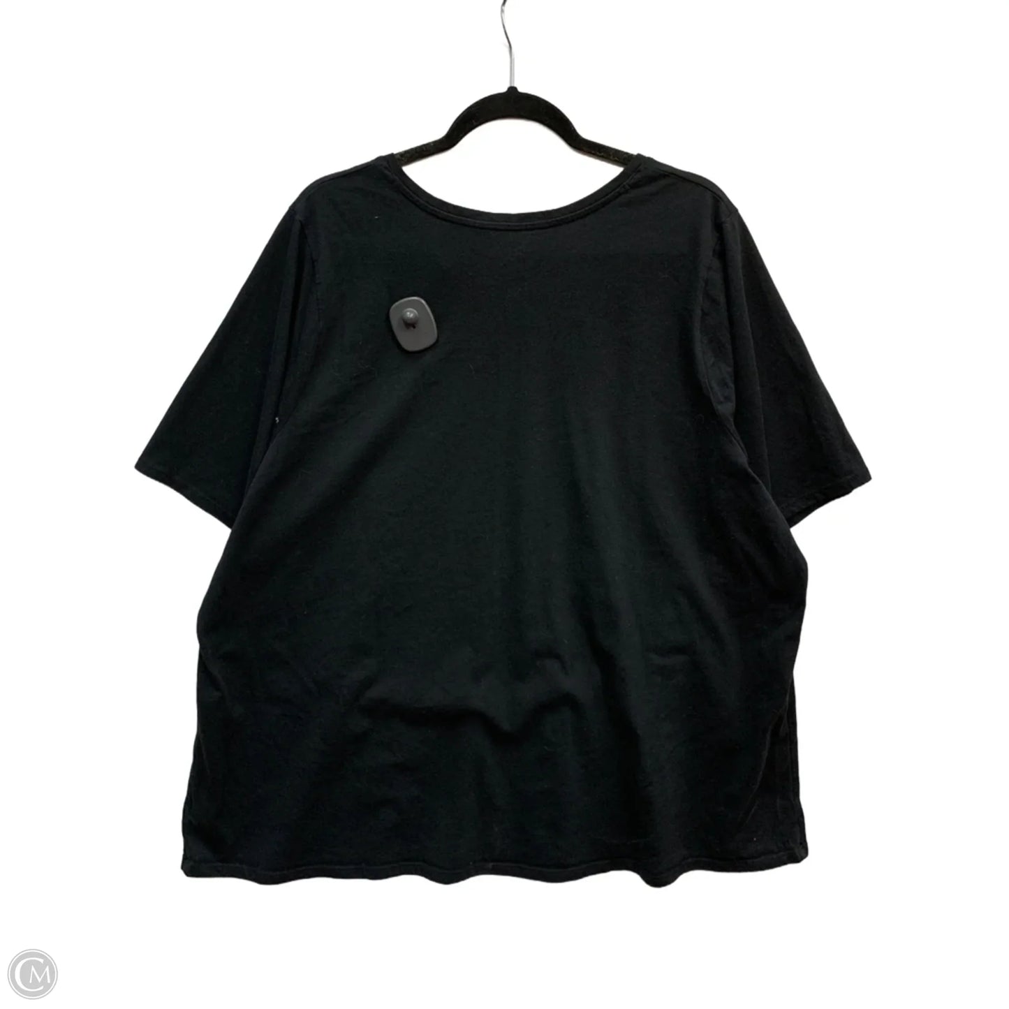 Top Short Sleeve By Lane Bryant In Black, Size: 26