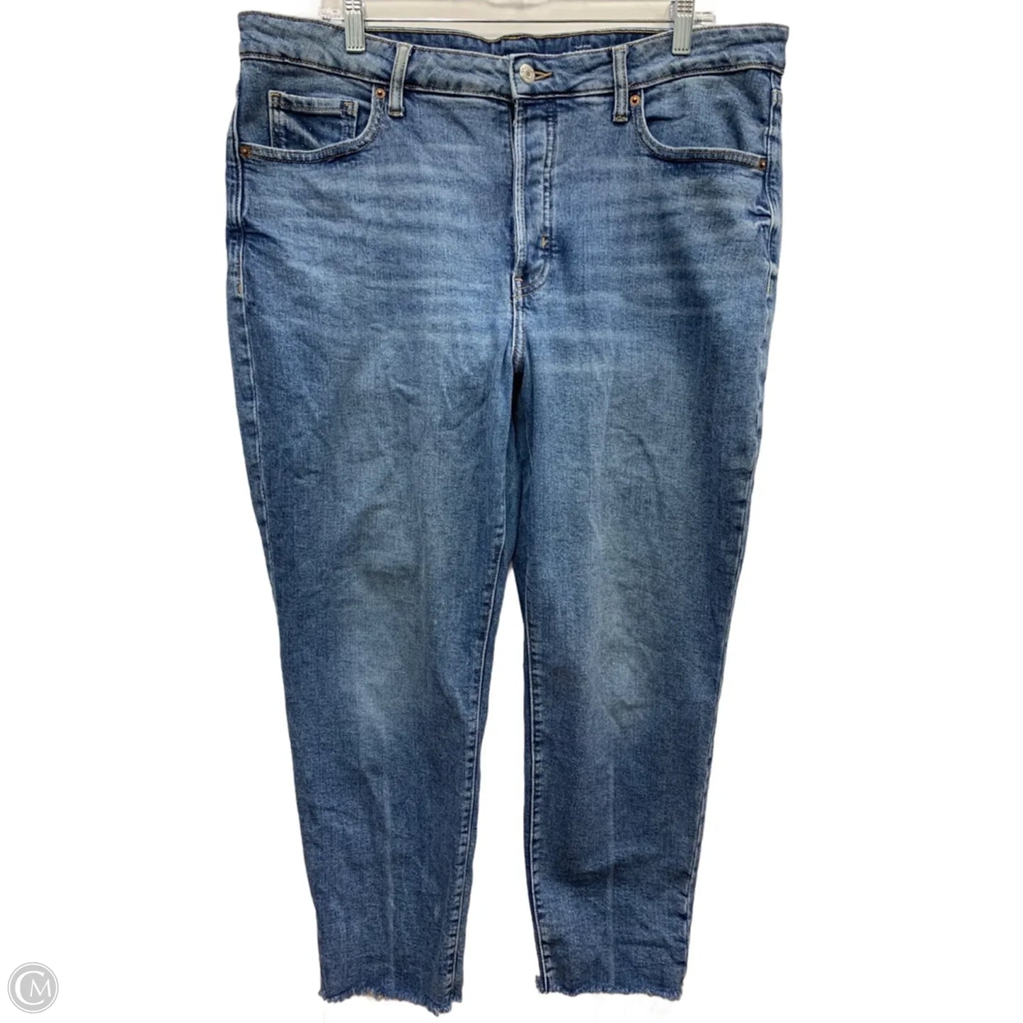 Jeans Cropped By Old Navy In Blue Denim, Size: 16