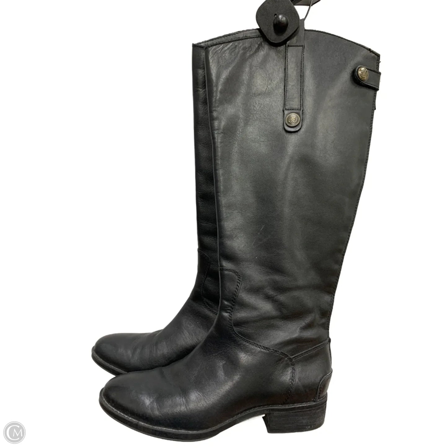 Boots Mid-calf Flats By Sam Edelman In Black, Size: 6.5