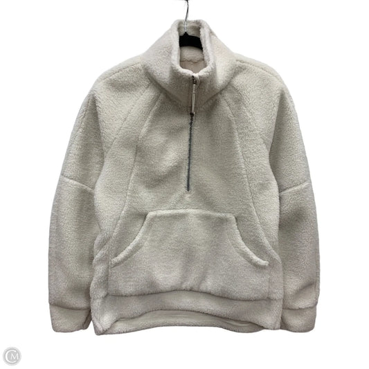 Athletic Sweatshirt Crewneck By Lululemon In White, Size: Xs