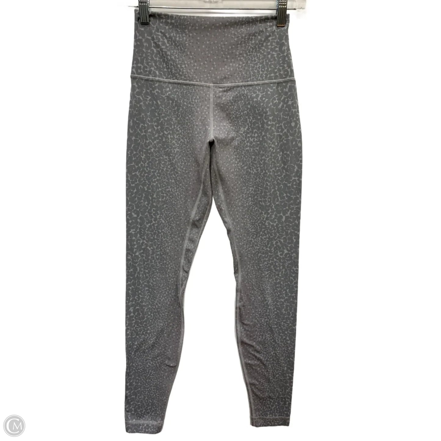 Athletic Leggings Capris By Lululemon In Grey, Size: 6
