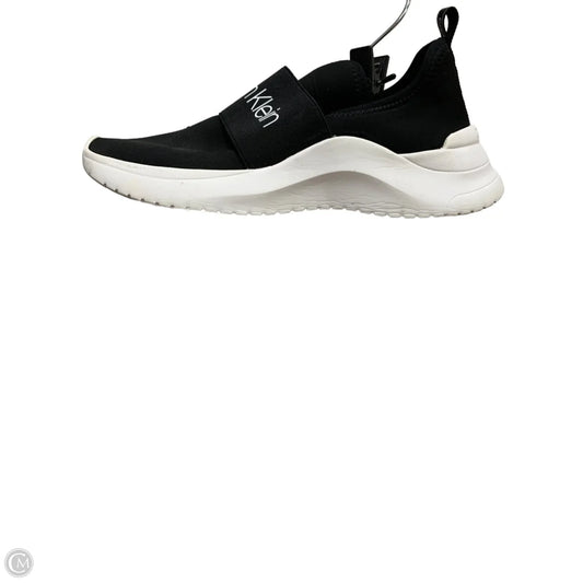 Shoes Flats By Calvin Klein In Black & White, Size: 8
