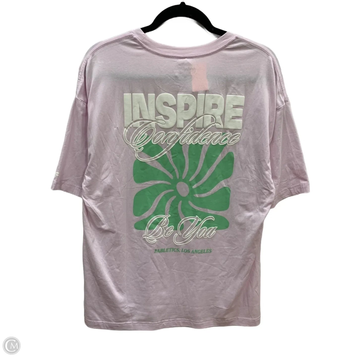 Top Short Sleeve By Fabletics In Purple, Size: S