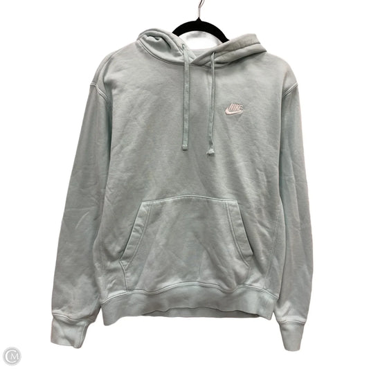 Sweatshirt Hoodie By Nike In Blue, Size: S