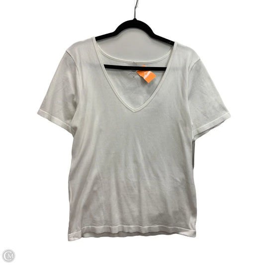 Top Short Sleeve By Clothes Mentor In White, Size: 3x