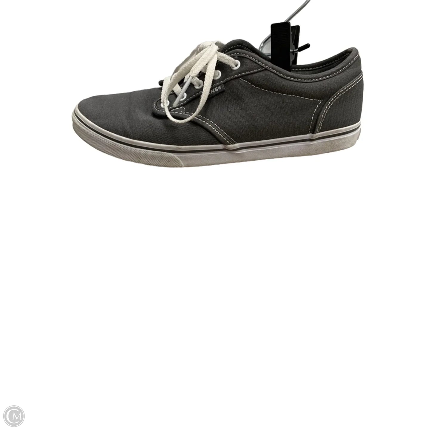 Shoes Flats By Vans In Grey, Size: 7