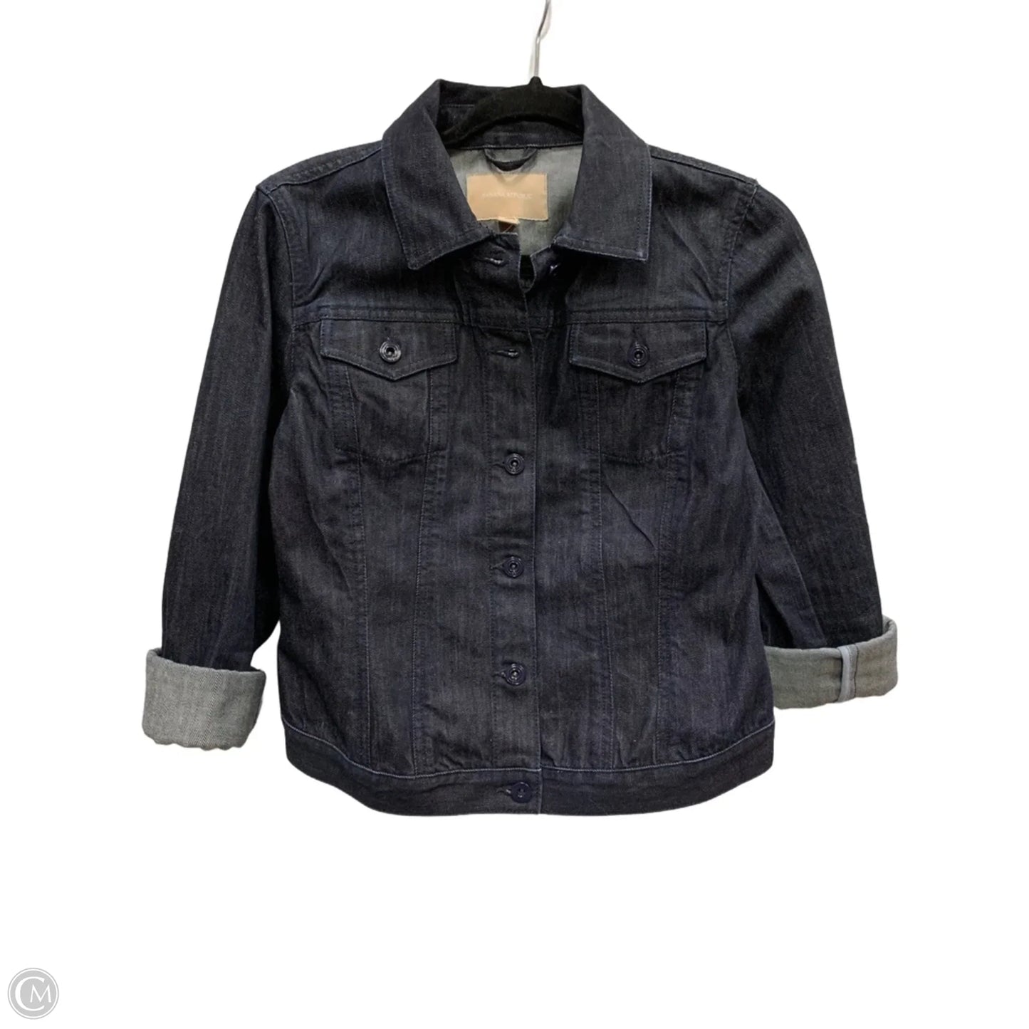 Jacket Denim By Banana Republic In Blue Denim, Size: S