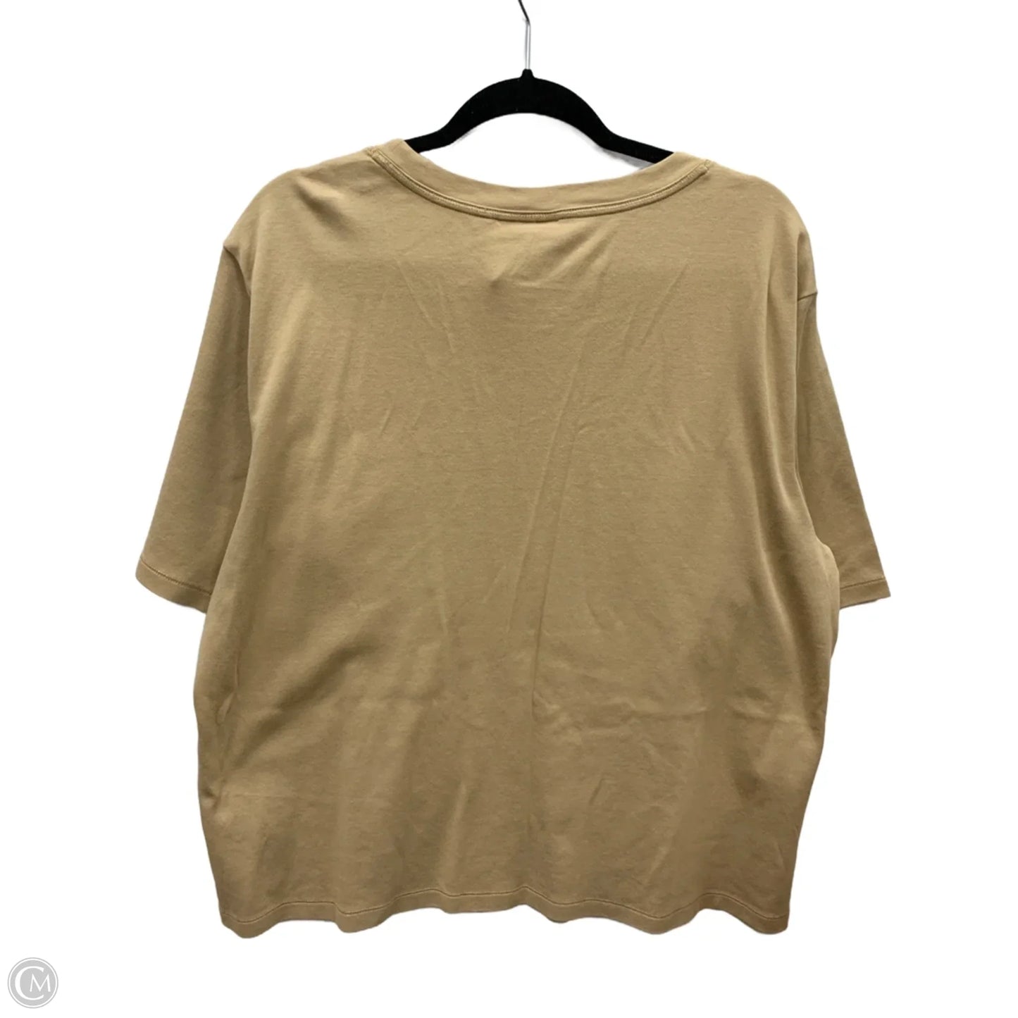 Top Short Sleeve By Chicos In Brown, Size: 16