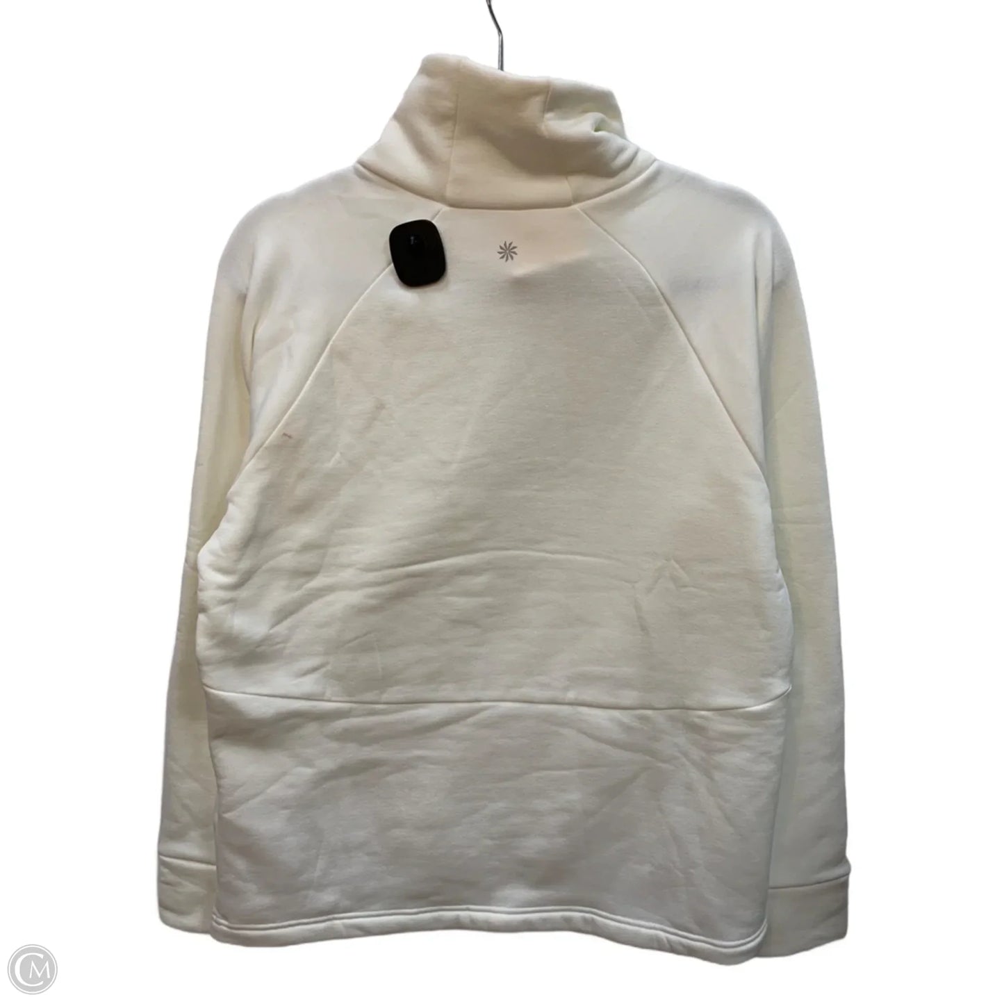 Sweatshirt Collar By Athleta In Cream, Size: M