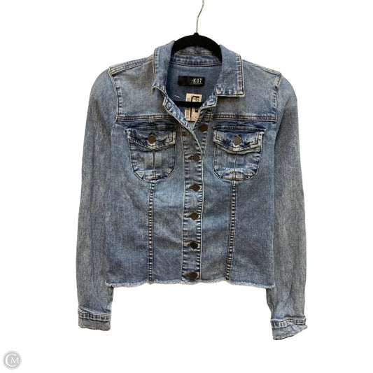 Jacket Denim By Kut In Blue Denim, Size: Xs