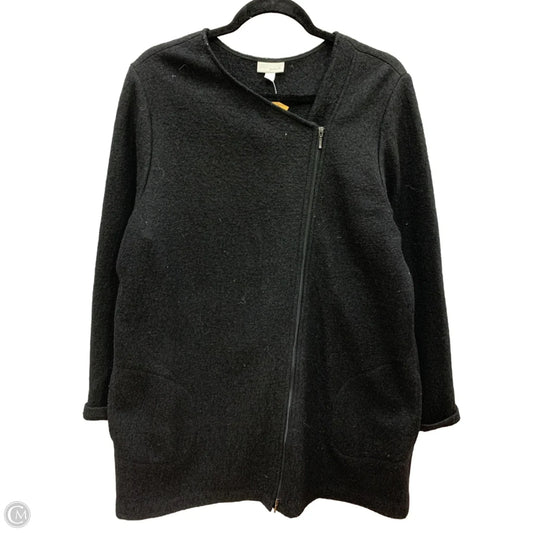 Coat Peacoat By Pure Jill In Black, Size: L