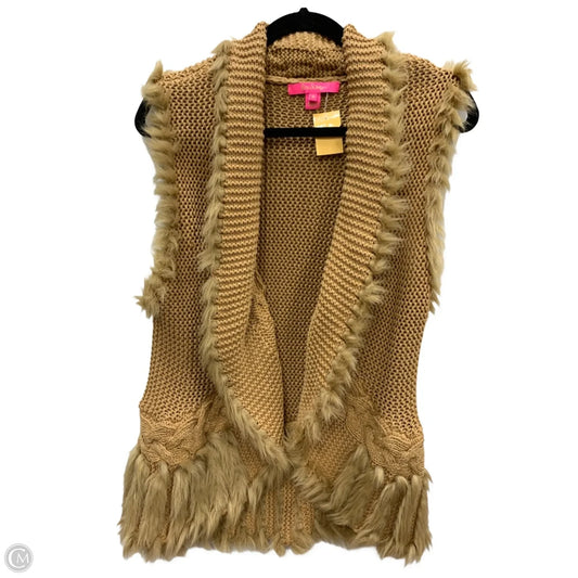 Vest Designer By Lilly Pulitzer In Brown, Size: M