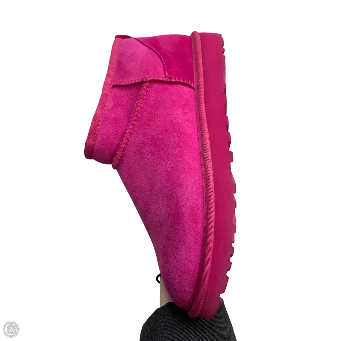 Boots Designer By Ugg In Pink, Size: 8