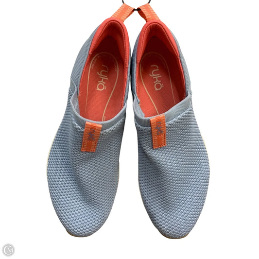 Shoes Sneakers By Ryka In Blue & Pink, Size: 10