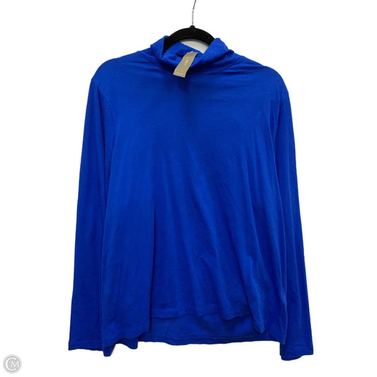 Top Long Sleeve By J. Crew In Blue, Size: 3x