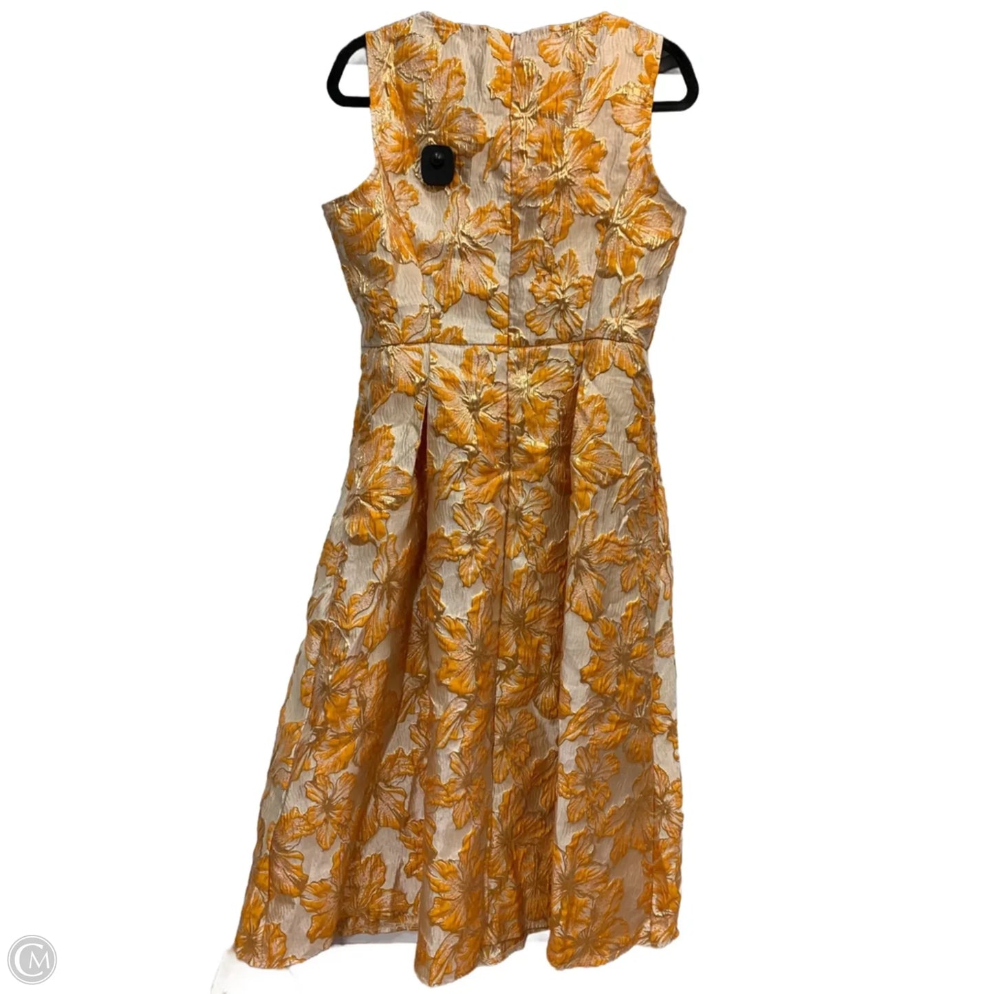 Dress Party Long By Clothes Mentor In Orange, Size: M