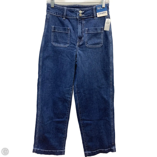 Jeans Wide Leg By Old Navy In Blue Denim, Size: 2