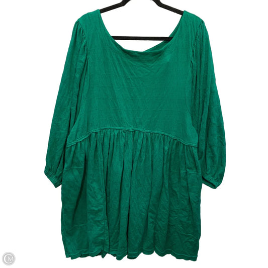 Dress Casual Maxi By Free People In Green, Size: Xl