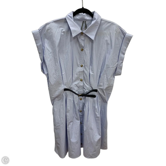 Dress Casual Midi By Anthropologie In Blue, Size: L