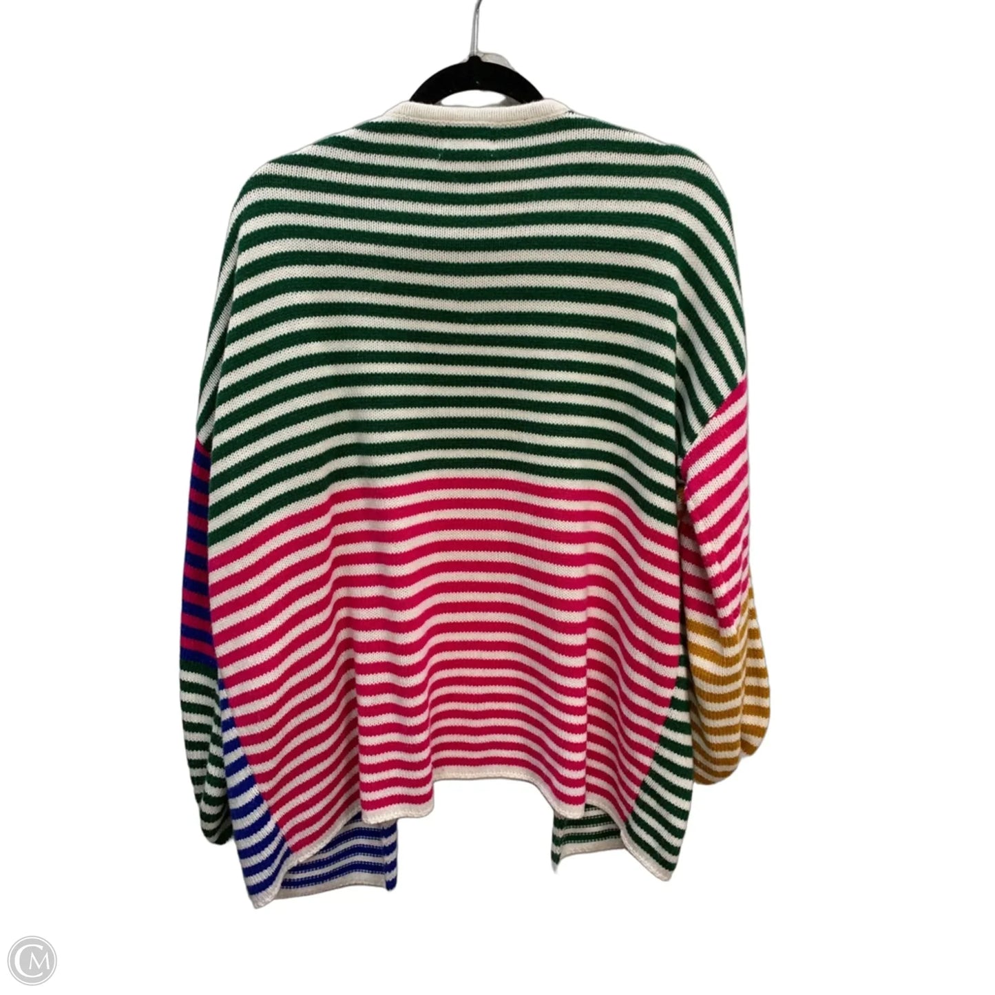 Sweater Cardigan By Clothes Mentor In Maroon, Size: M