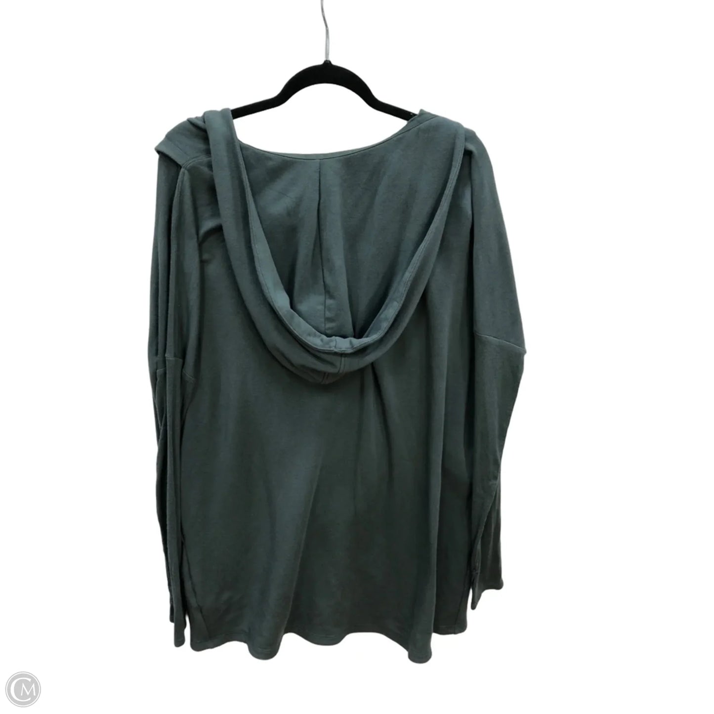 Sweatshirt Hoodie By Athleta In Green, Size: M