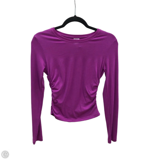 Athletic Top Long Sleeve Crewneck By Athleta In Purple, Size: Xs