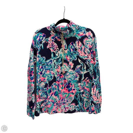 Sweatshirt Designer By Lilly Pulitzer In Navy, Size: L