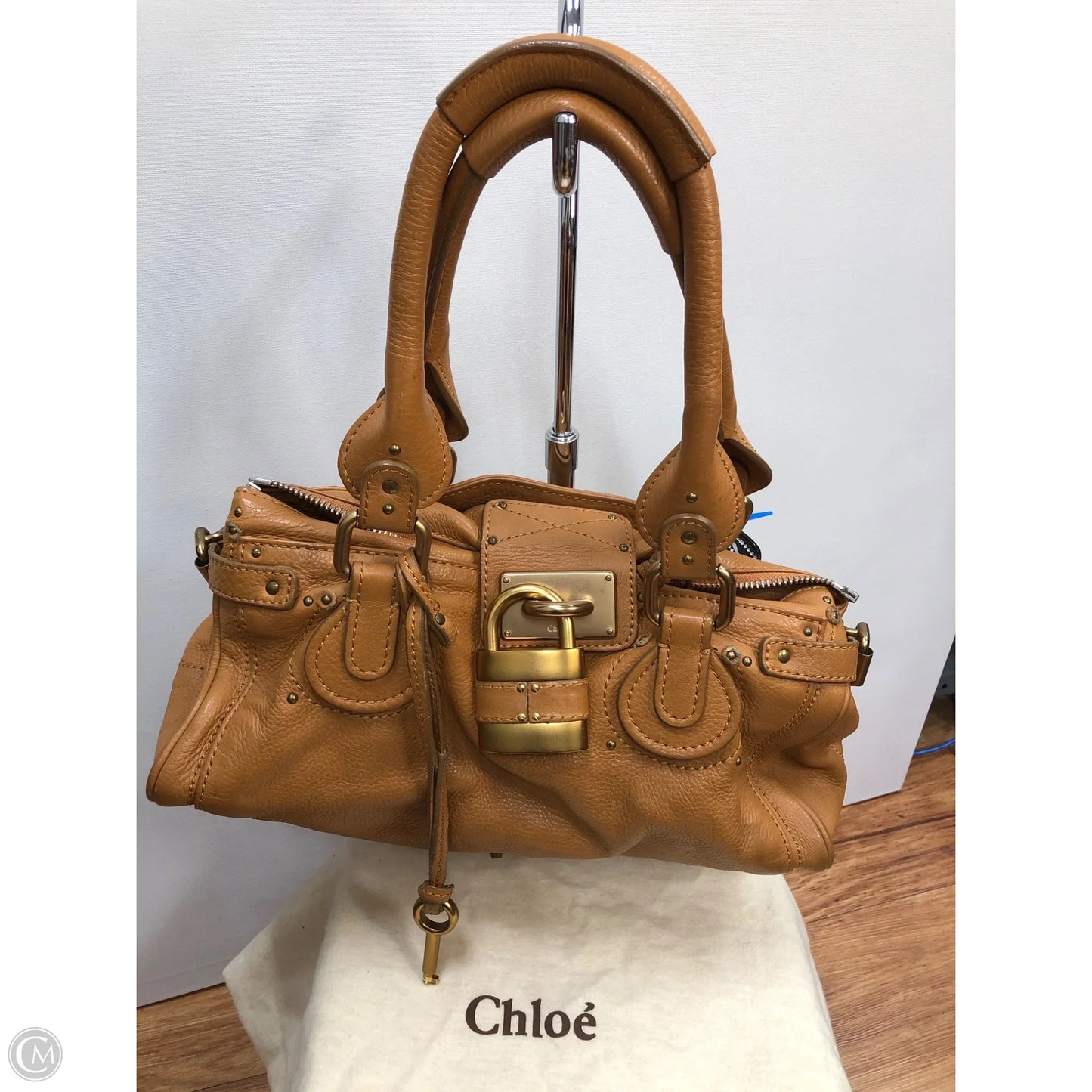Handbag Luxury Designer By Chloe, Size: Large