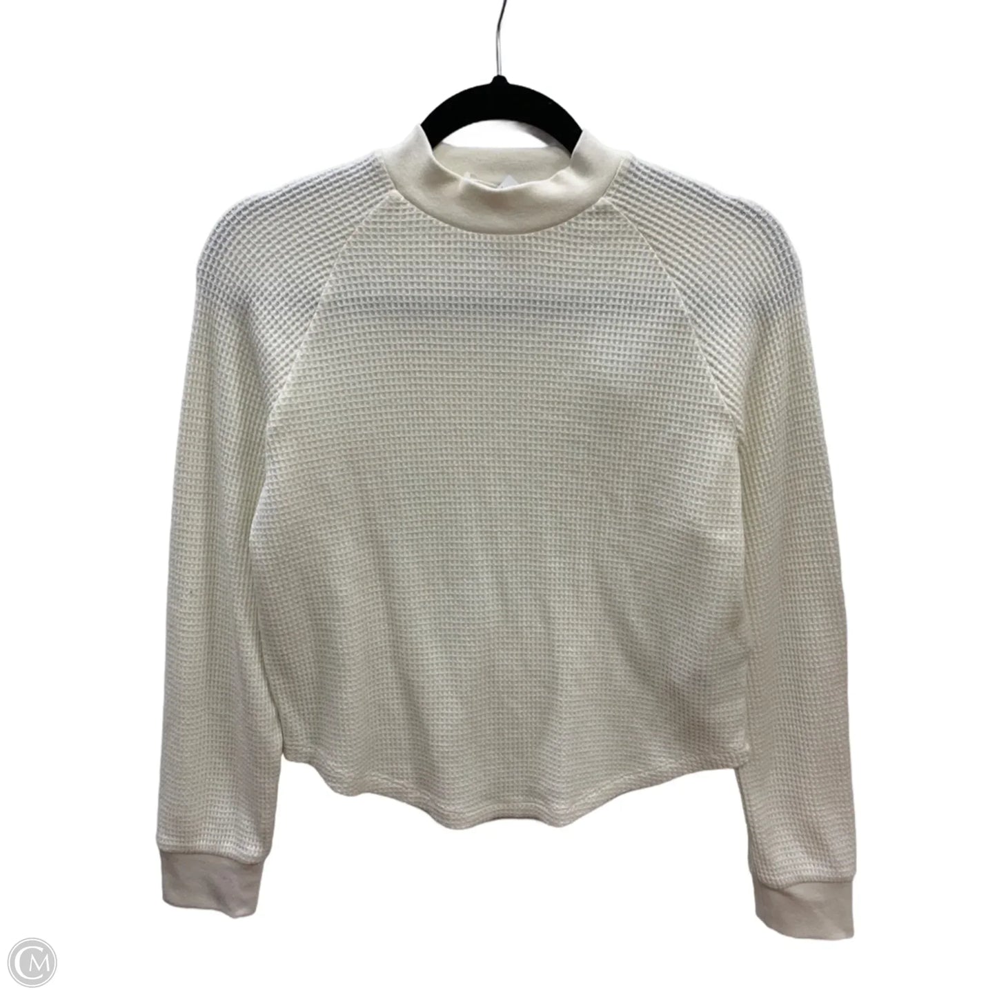 Top Long Sleeve By Madewell In Cream, Size: S