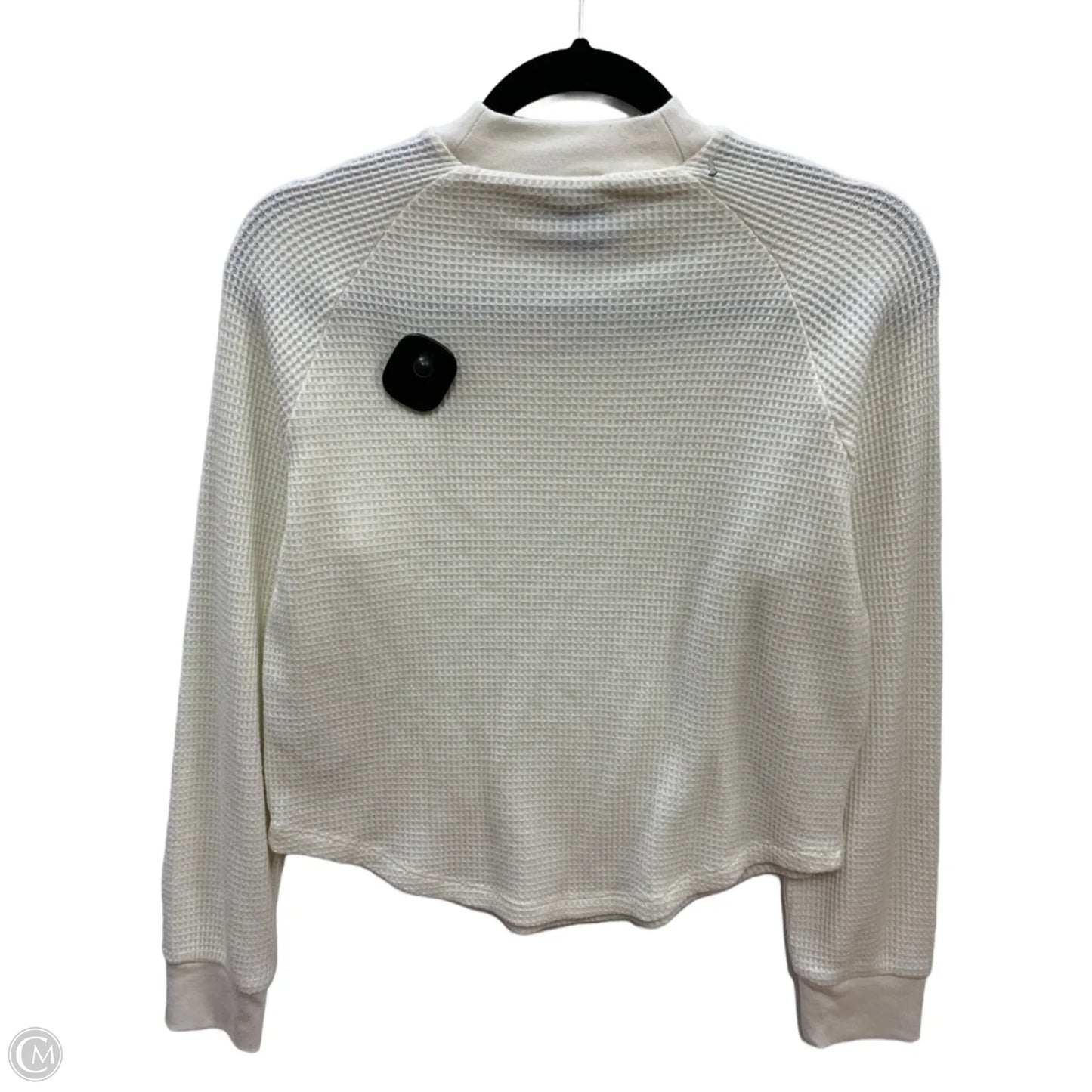 Top Long Sleeve By Madewell In Cream, Size: S