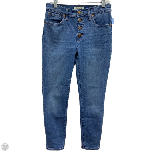 Jeans Cropped By Madewell In Blue Denim, Size: 6